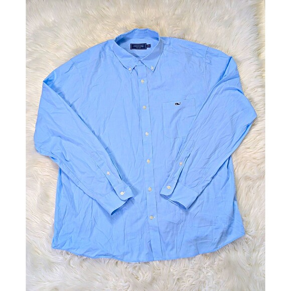 Vineyard Vines Other - Vineyard Vines Mens XL Blue Long Sleeve Button Down Shirt Pocket Cotton Preppy